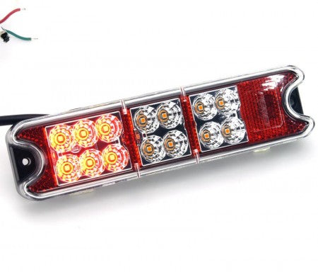 Universal LED All In One Rear Light Unit + Reverse With Built In Reflector (Pair)