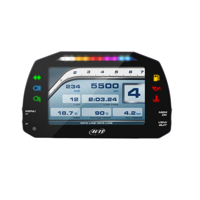 Aim Technologies MXS Strada TFT Digital Colour Dashboard - Street Icons