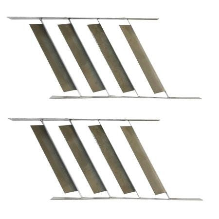 Cobra Replica Stainless Steel Engine Bay Louvers (Pair)