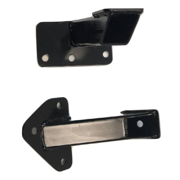 Ford Zetec Engine Mounts Flat Plate Mounting Angle- Black (Pair)