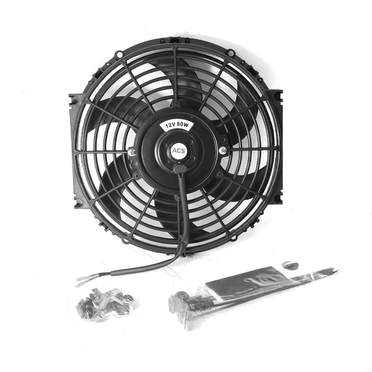 Universal Slimline 10" Electric Cooling Fan - 80W